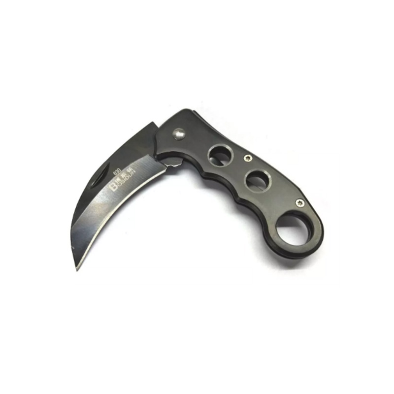 cuchillo-navaja-1 Cuchillo Navaja Karambit Negro Plegable - Imagen 1