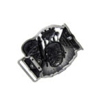 Hebilla De Cinturón  Patrón De Calavera Gótico - Imagen 2