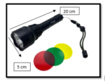 LINTERNA RECARGABLE TACTICA FLASHLIGHT