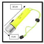 Linterna LED  impermeable para buceo - Imagen 5