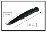 CUCHILLO NAVAJA TÁCTICA SUPERVIVENCIA - Imagen 2