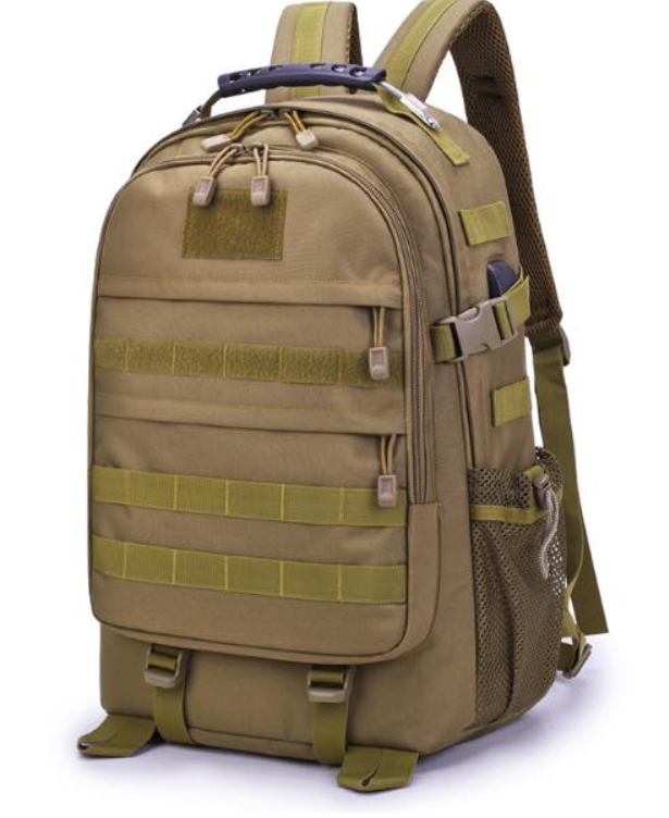 2 MOCHILA TÁCTICA 45 LITROS CON ADAPTADOR USB - Imagen 1