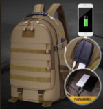 MOCHILA TÁCTICA 45 LITROS CON ADAPTADOR USB - Imagen 4