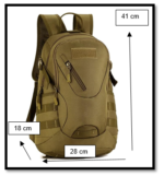 Mochila Táctica Militar Molle 20 L - Imagen 7